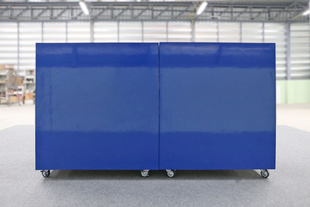 ภาพมุมมองสินค้าจริงด้านหลัง ตู้อเนกประสงค์ ตู้เก็บของ มีล้อ รุ่น FCB-001